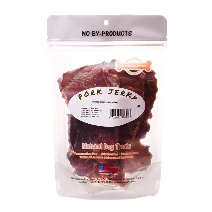 Preen Pets - Wholesale Pet Treats - Dog - Pork Jerky for Dogs - 100% Lean USA Pork2