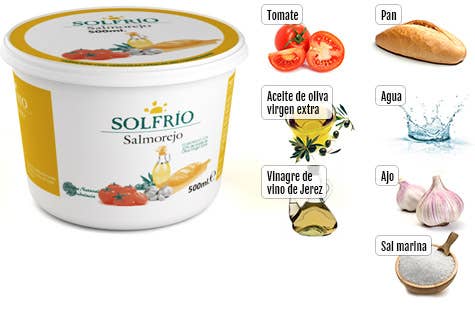 Solfrio – wholesale Soppa – Salmorejo 500 ml1