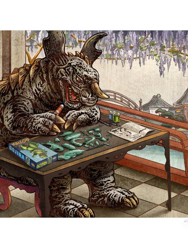 Model Citizen- 11" x 14" print for wholesale by ChetArt