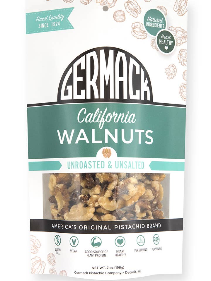 Walnuts California - Natural - 7 oz for wholesale by Germack Pistachio Company