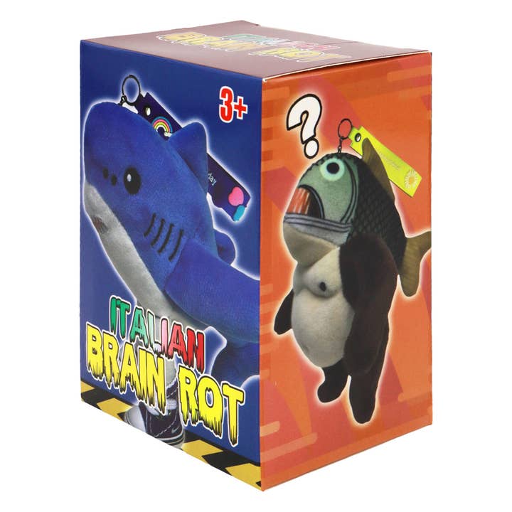 ASSORTED Brain Rot Plushie Wristlet Mystery Box - 6 Pcs for wholesale on Faire3