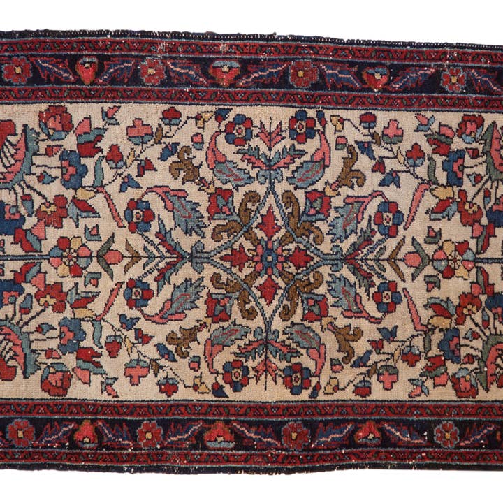 2x3 Antique Fine Hamadan Rug Mat for wholesale by Old New House