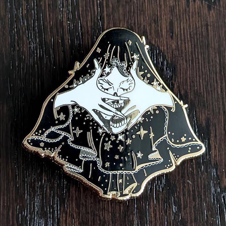 The Veil Has Been Lifted Metaphysical Gift Hard Enamel Pin for wholesale by WitchesandPins