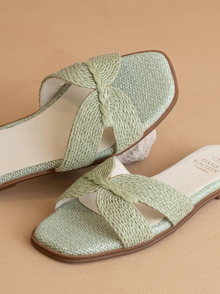 The Fatima Mint | Butterfly Strap Sandal for wholesale by OASIS SOCIETY