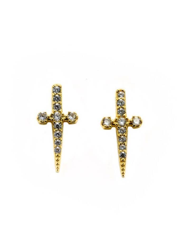 SVÆRD GLITTER studs for engroshandel hos Stellar Paris
