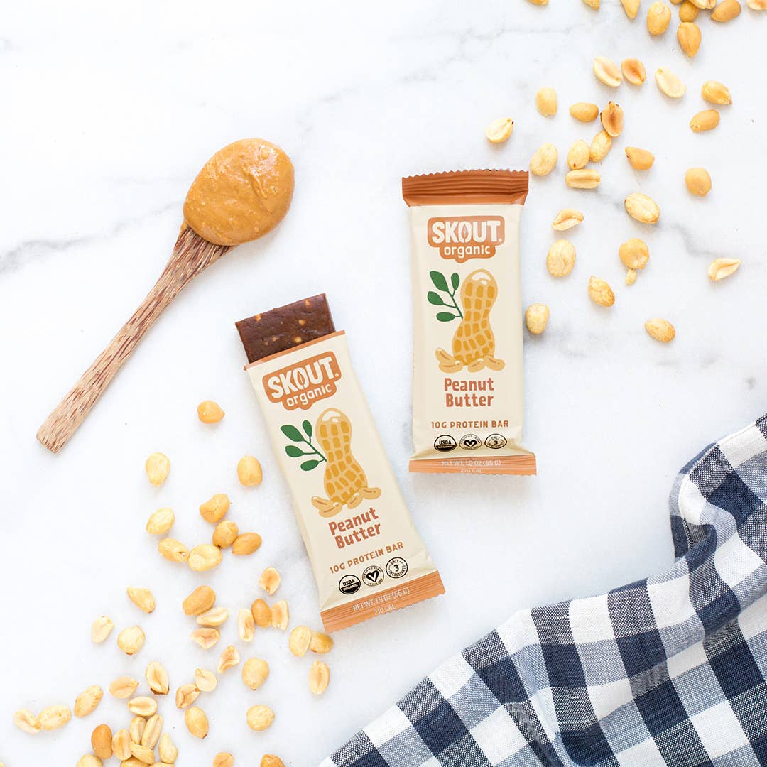Skout Organic - Wholesale Snack bar - Skout Organic Peanut Butter Protein Bar | Kids | Snack Bar