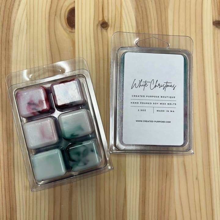 White Christmas - Cire de soja fondue - 2,5 oz pour la vente par Created Purpose Boutique