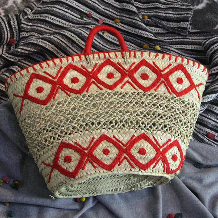 Melecraft - Wholesale Beach Bag - French Market Basket - Straw Bag Handmade New Style