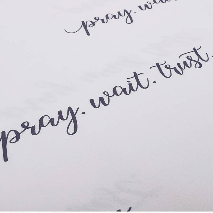 Swanson Christian Products - Vente Châle – femme - Mode de prière châle - Prie Attends Fais confiance6