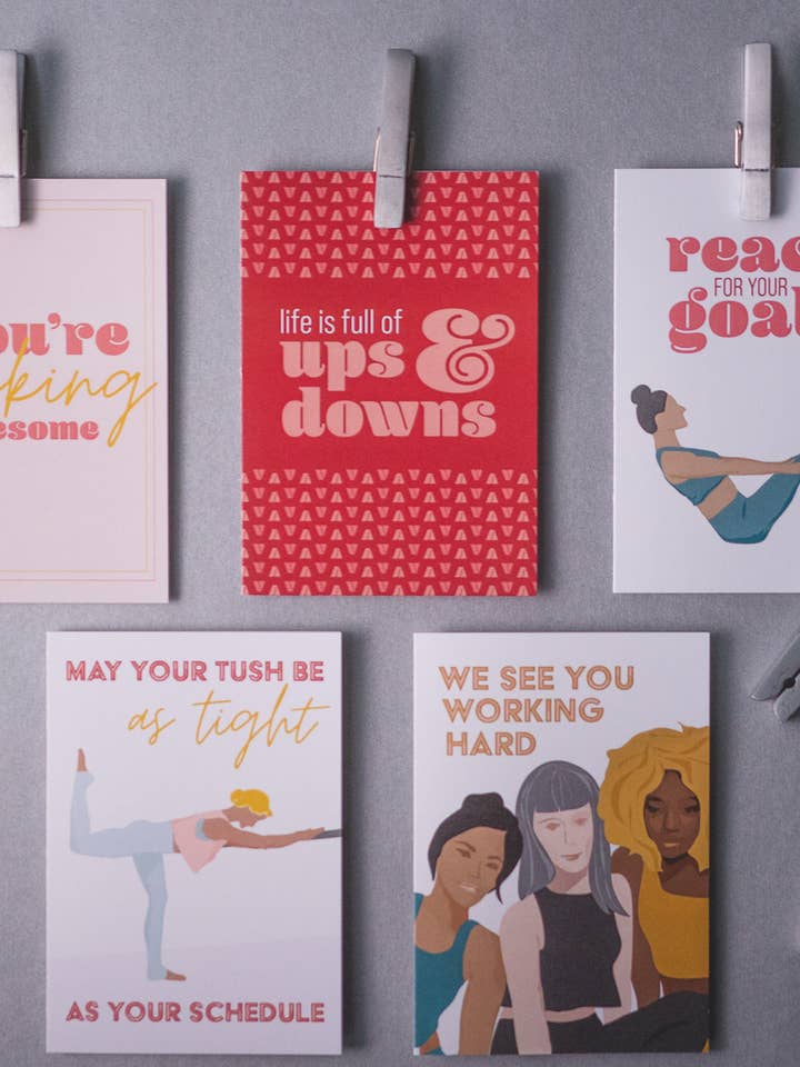 Barre Card Essential 5-Pack (25 kort) för wholesale av Barre Card Shoppe