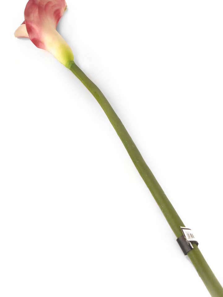 Lys calla artificiel violet à tige unique, 94 cm pour la vente par Closer2Nature