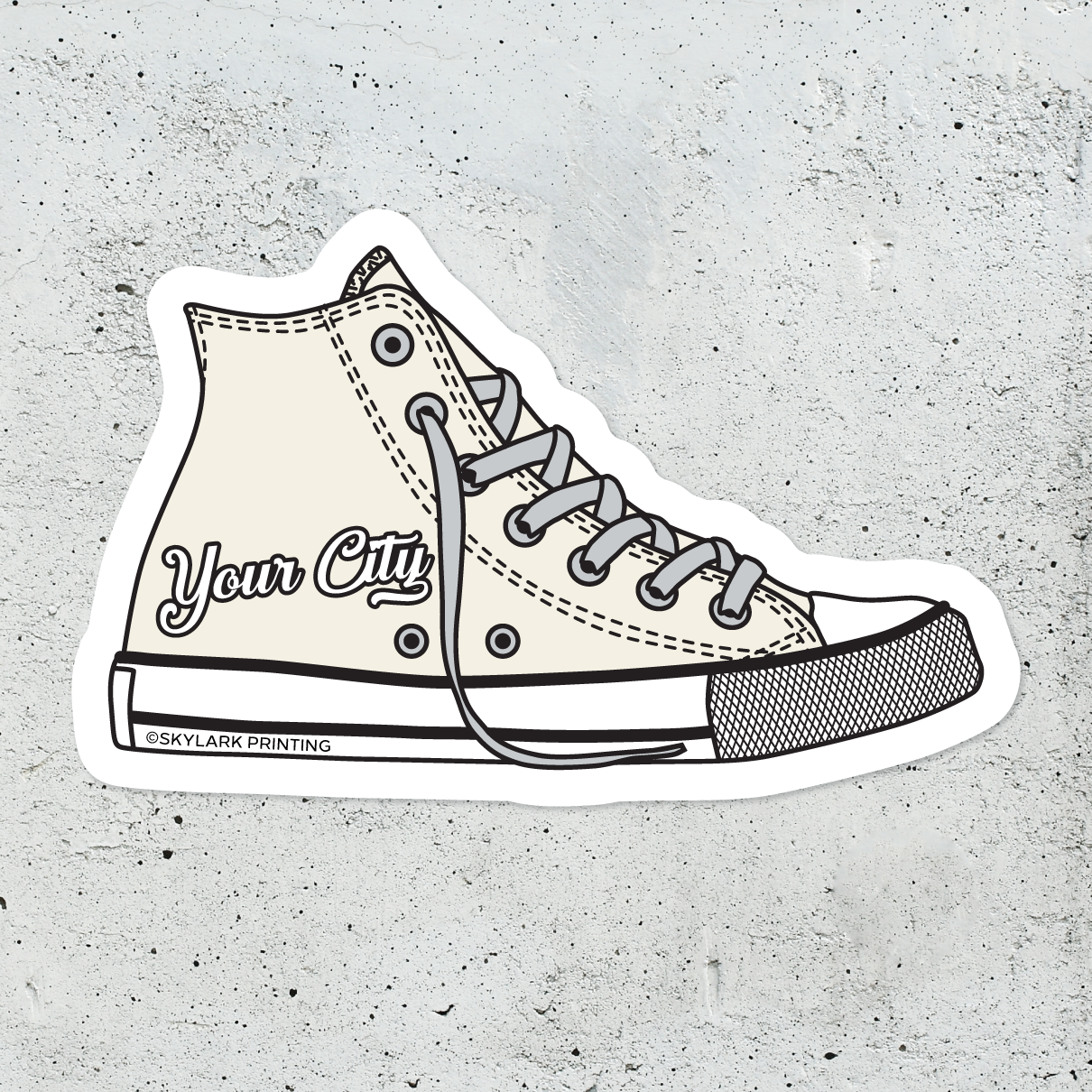 Skylark Printing - Wholesale Sticker - Custom Vintage High Top Shoe  Souvenir Sticker24