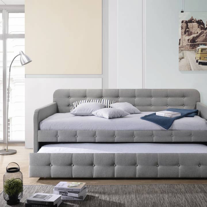 Fulham Upholstered Daybed with Trundle for wholesale by Home Design