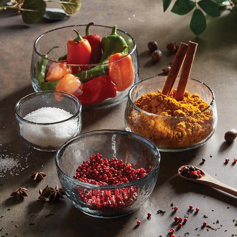 47th & Main (Creative Brands) - Wholesale Bowl - Hammered Glass Bowl - Small1