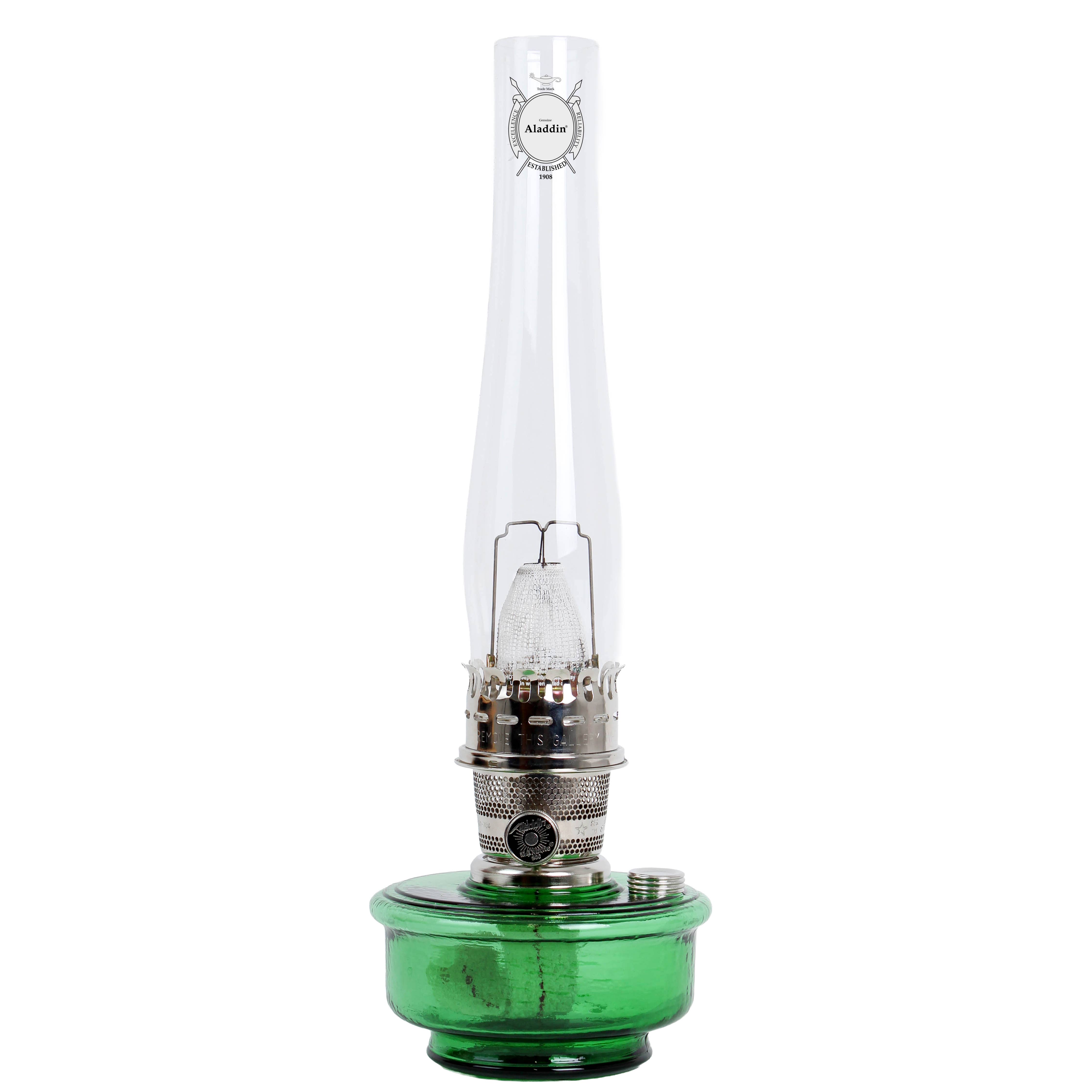 Crownplace Brands, Ltd - Wholesale Accent/Desk Lamp - Aladdin Genie III EMERALD Shelf LAMP1