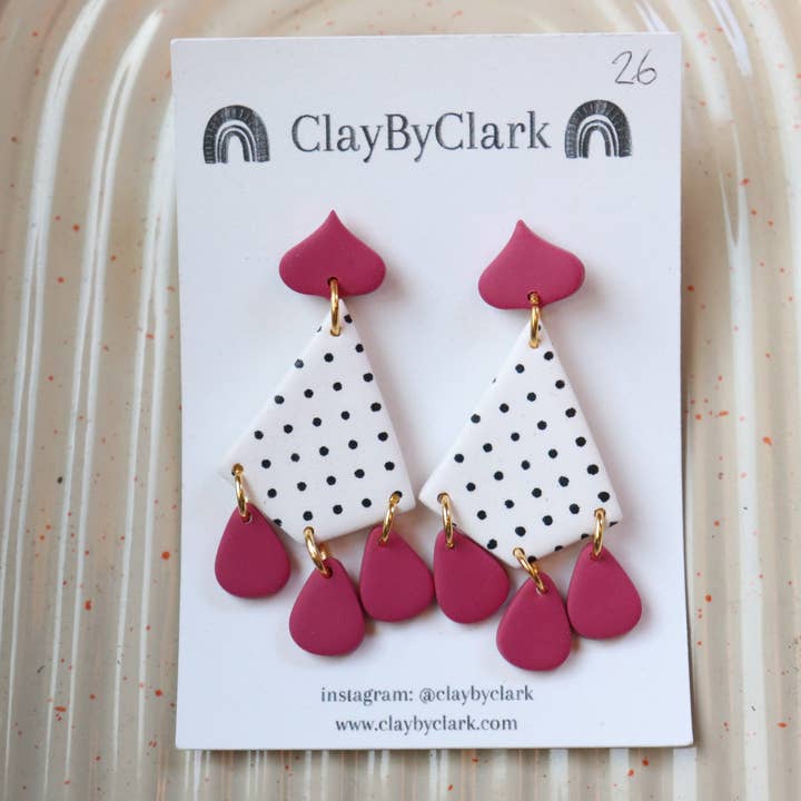 Pink Polka Dot for engroshandel hos Clay by Clark