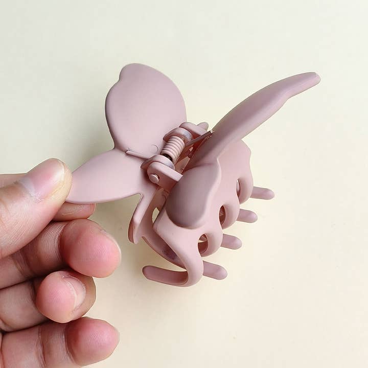 ACCITY - Wholesale Hair Clip - Women's - Matte Butterfly Hair Claw Clip – Strong & Stylish_CWAHA008735