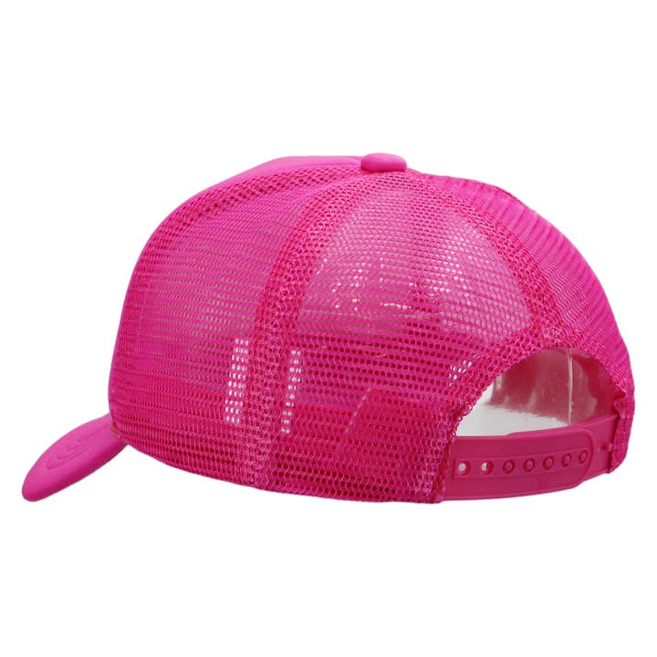 Cap Zone - Wholesale Baseball Cap - Kids - Kids Five Panel Sponge Padded Trucker Hat5