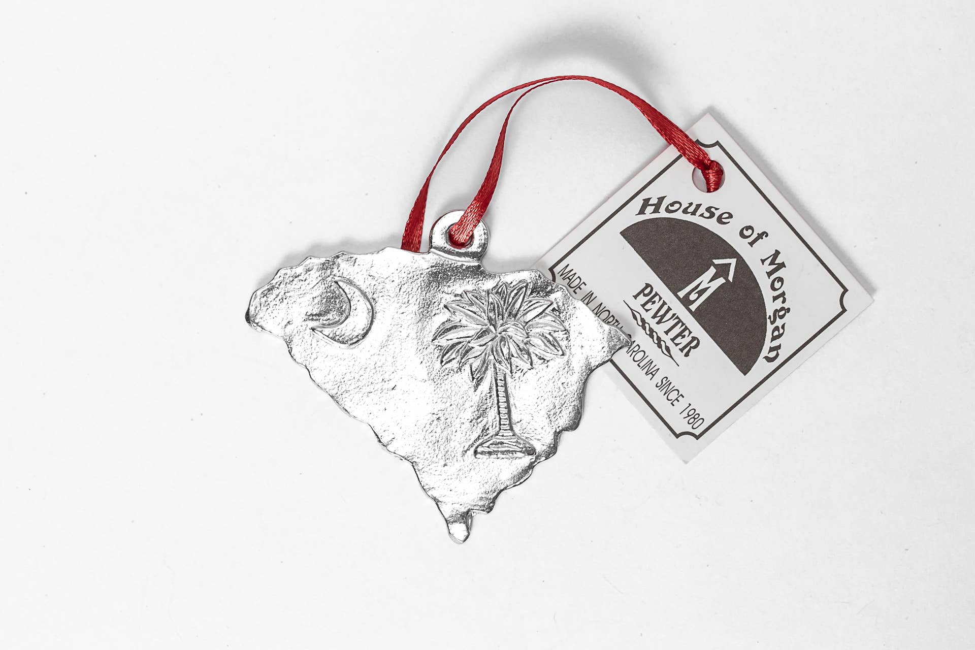 House of Morgan Pewter - Wholesale Ornament Set - South Carolina Ornaments - SC Flag Gift Set2