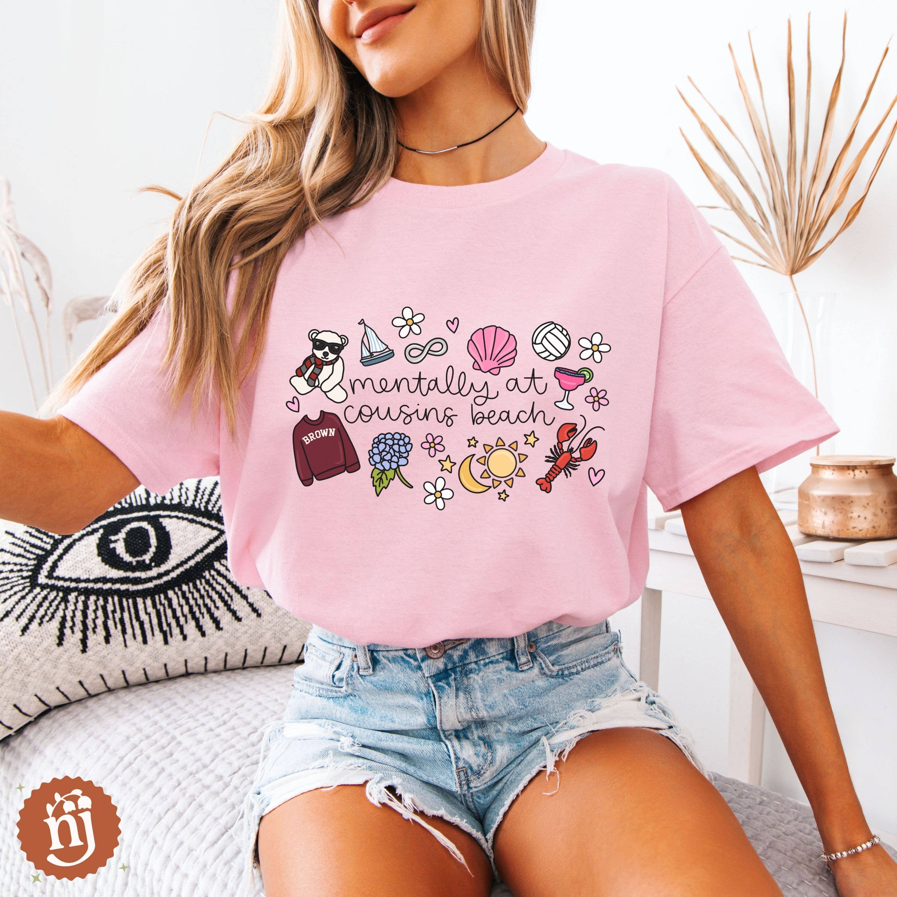 Nearly June Design Co - Wholesale T-Shirt (Graphic) - Unisex - TSITP Mentally at Cousins Beach T-Shirt10