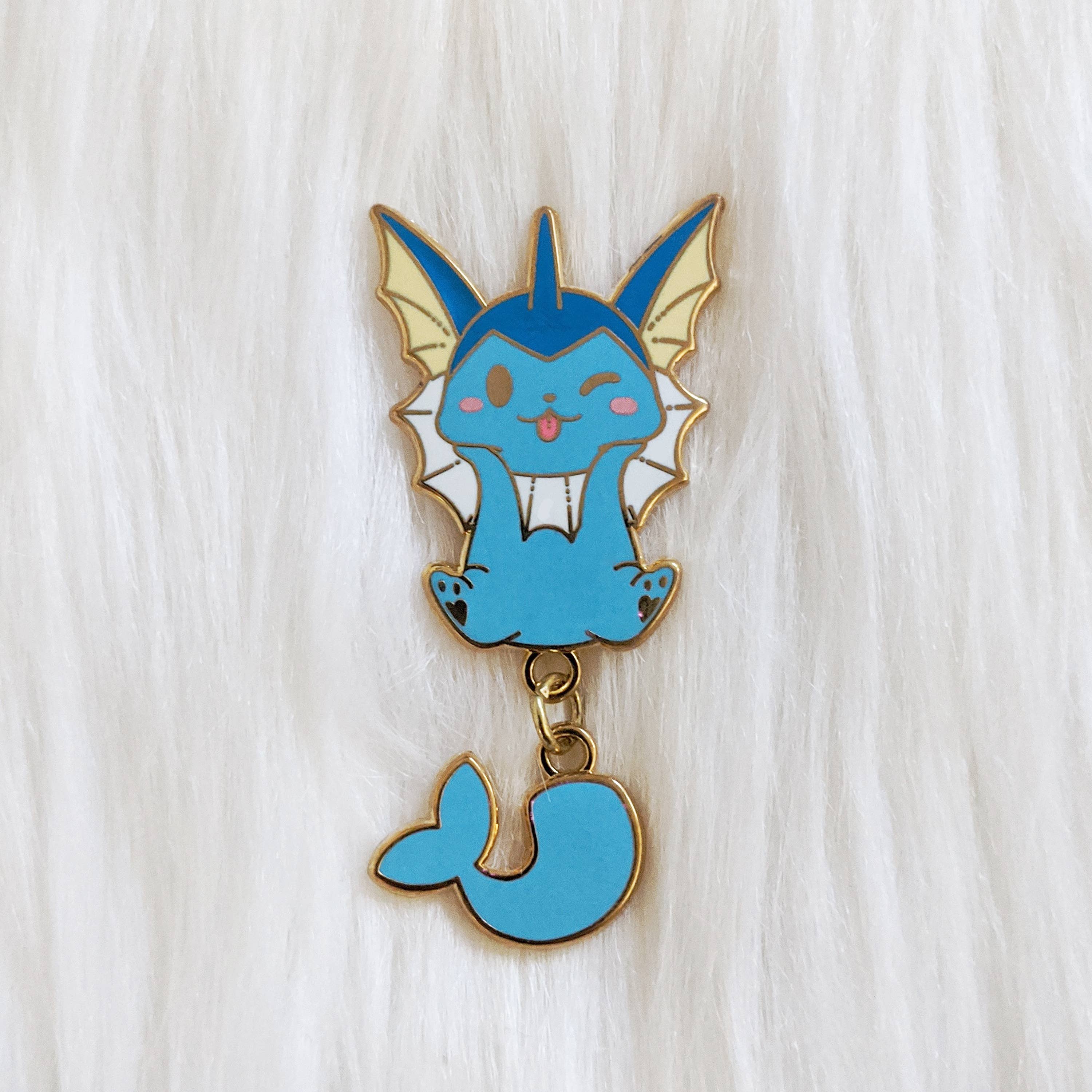 Sugar Cubed Studios - Wholesale Lapel Pin/Button - Eeveelution - Dangle Tail Enamel Pin5