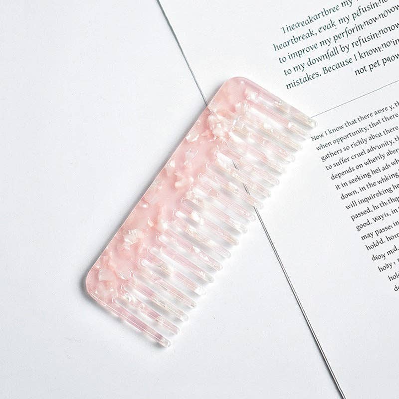 Dipped Shop - Wholesale Hair Brush/Comb - Acrylic Square Mini Portable Hair Combs DP25E6877