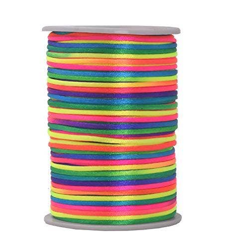 Mandala Crafts - Wholesale Craft Supplies - Mandala Crafts Satin Rattail Cord String from Nylon for Chinese Knot, Macramé, Trim, Jewelry Making31