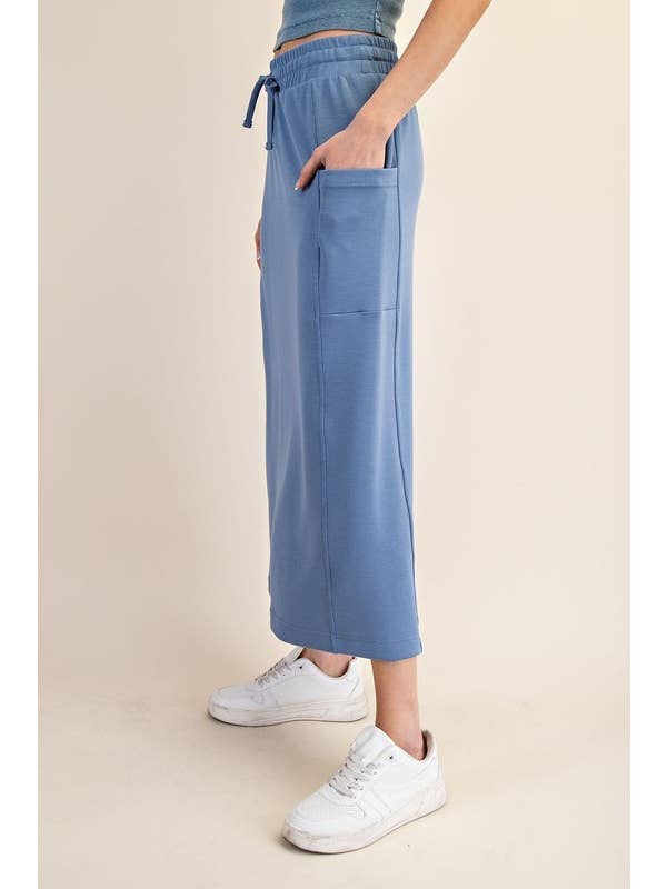 Sunday Morning - Wholesale Skirt - Women's - S327037- RELAXED FIT MODAL SCUBA LONG SKIRT6