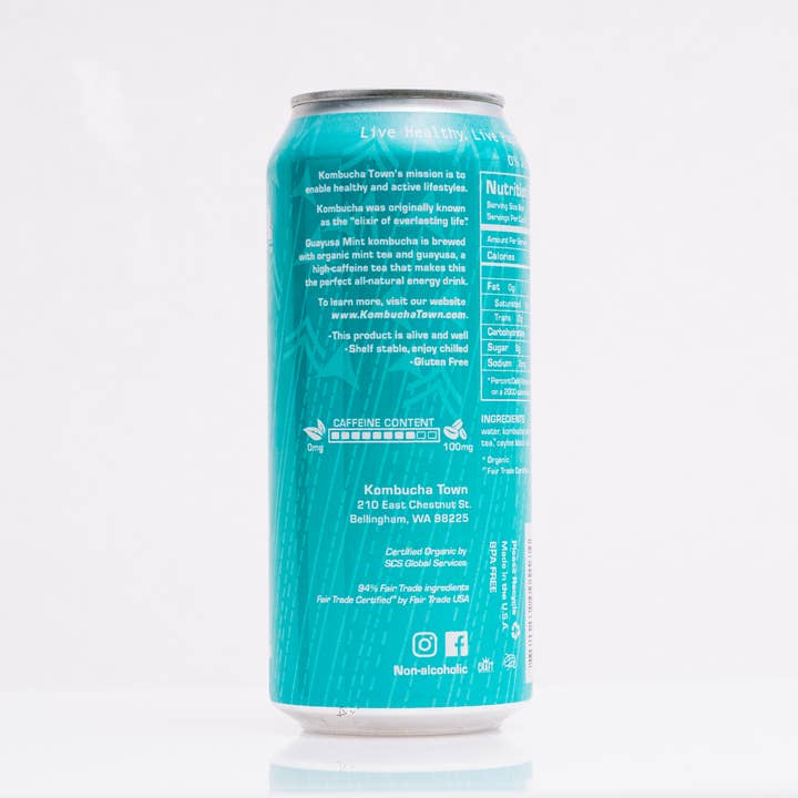 Kombucha Town - Wholesale Kombucha - Cool Mint - Kombucha