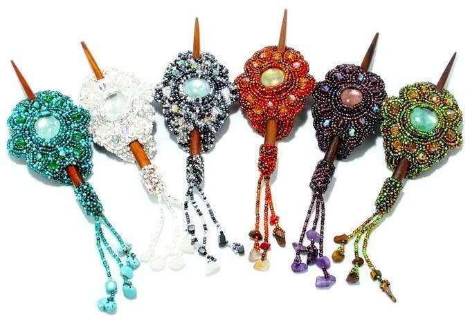 Lumily - Vendita all'ingrosso Fermaglio per capelli - Donna - Fermaglio con perline Michelle (assortite) - Guatemala2