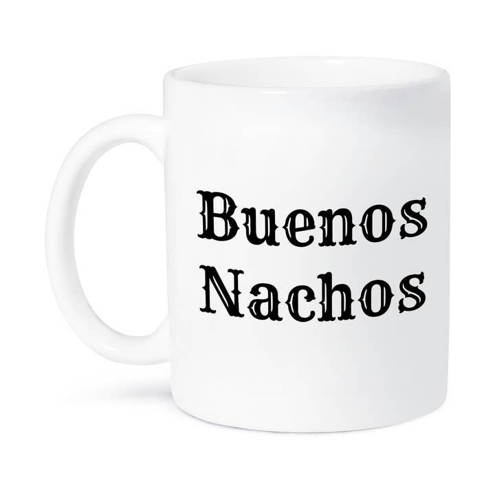 3dRose – Großhandel Kaffeebecher – 3dRose, Bild des Zitats "Buenos Nachos", Tasse8