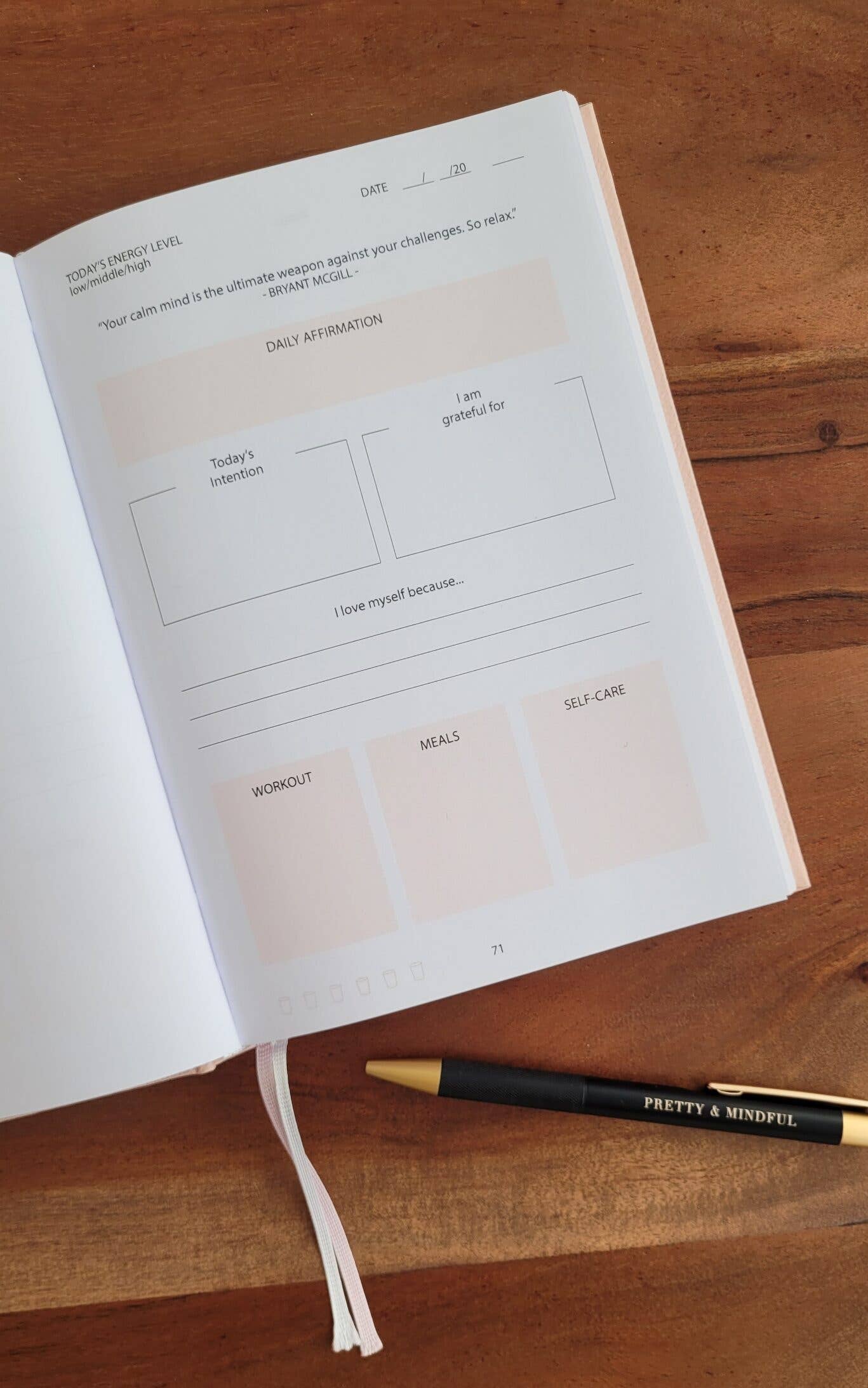 Pretty & Mindful - Wholesale Journal/Diary - Self-Care | Wellness & Self-Care Journal3