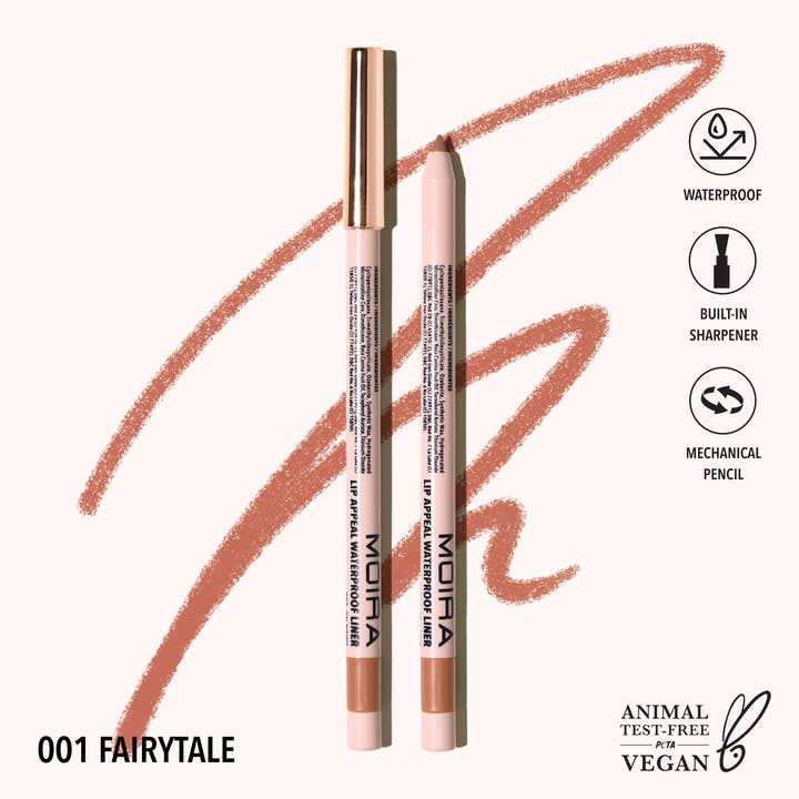 Doublure imperméable Lip Appeal (001, Fairytale) pour la vente par Moira Cosmetics