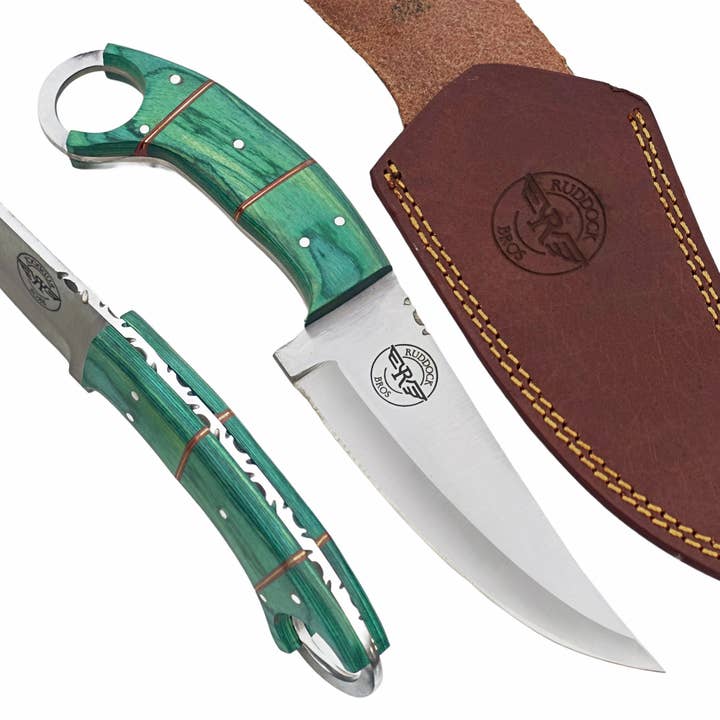 O Urso - Faca Utilitária com Cabo em Anel - Aço Inoxidável por atacado de Ruddock Bros. LLC