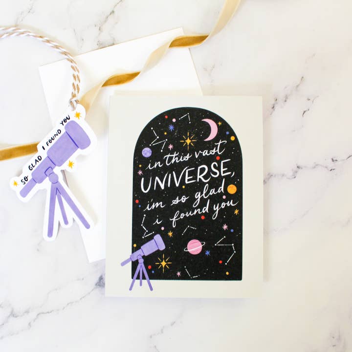 Julia Kestner Designs - Wholesale Valentine's Day Card - Vast Universe Card