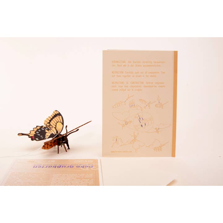 Formes Berlin GbR - Wholesale Craft Sewing Kit - Butterfly 3D decorative greeting card4