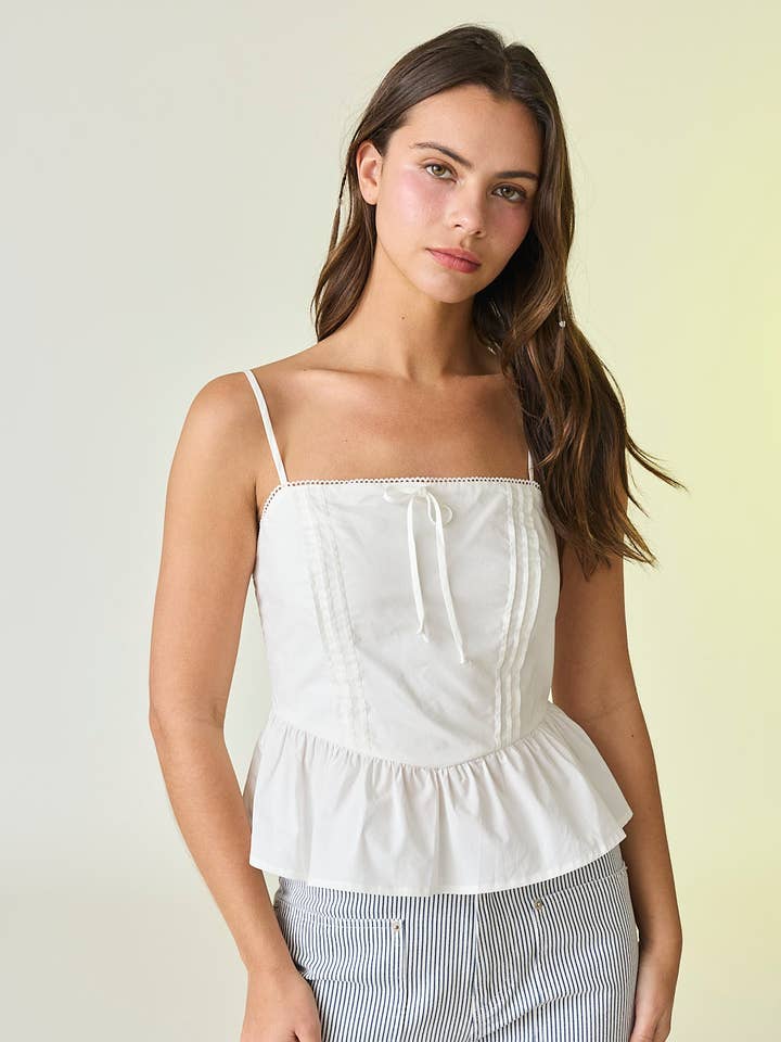 Papermoon - Wholesale Blouse - Women's - PT50385 - Everly Pleated Woven S/L Top