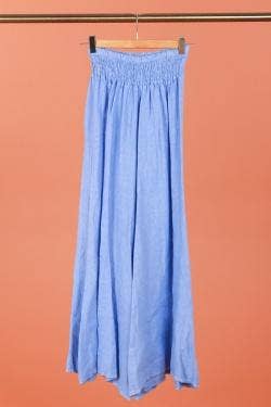 la maison des fibres naturelles - Wholesale Pants - Women's - Flared linen trousers 66031 100%LINEN11