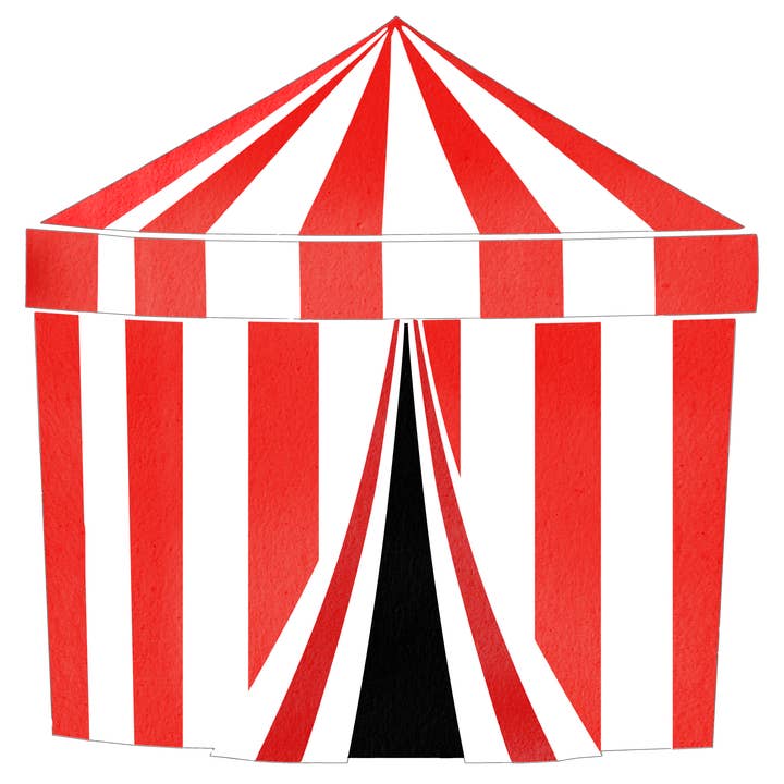 Nautical/ Red and White Cabana White Hand Towel for wholesale by Ox Bow Decor