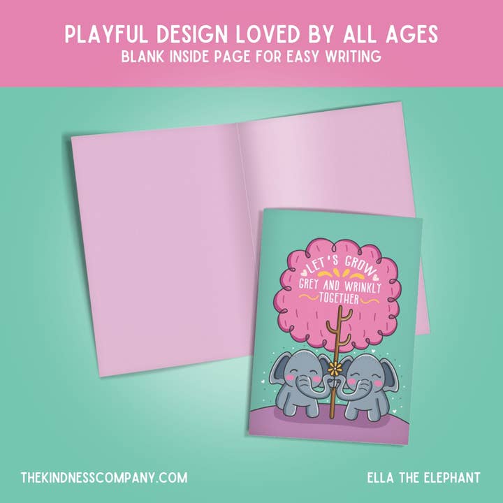 The Kindness Company - Wholesale Love Card - Love Card & Elephant Crochet Pattern