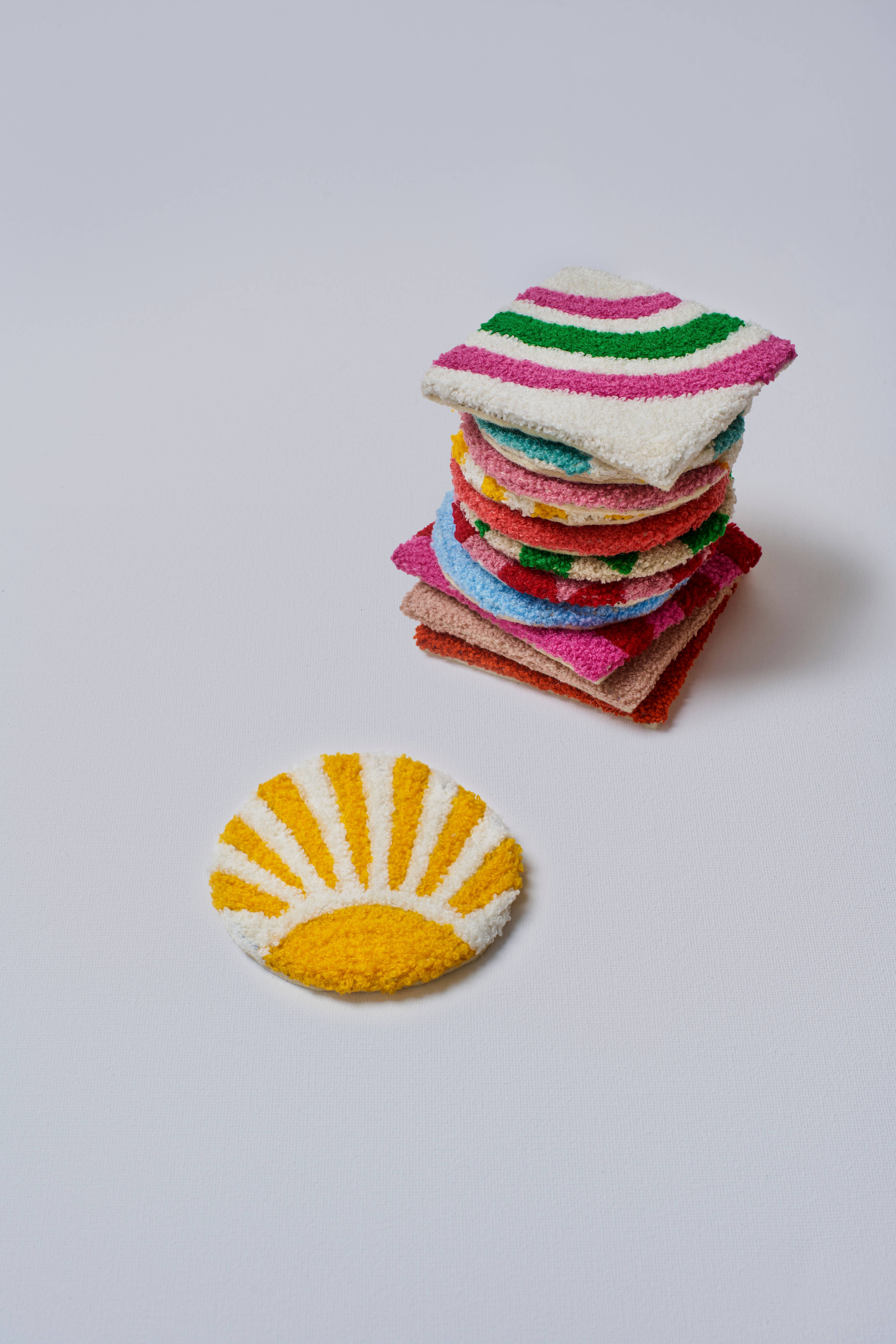 Atolia Designs - Wholesale Coasters - Sunshine Mug Rug Coasters