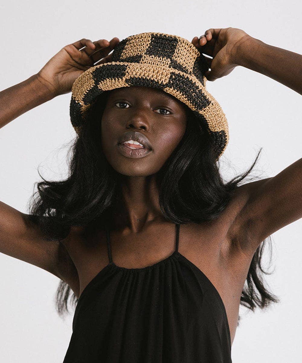 Gigi Pip - Wholesale Bucket Hat - Women's - Sal Crochet Bucket Hat24