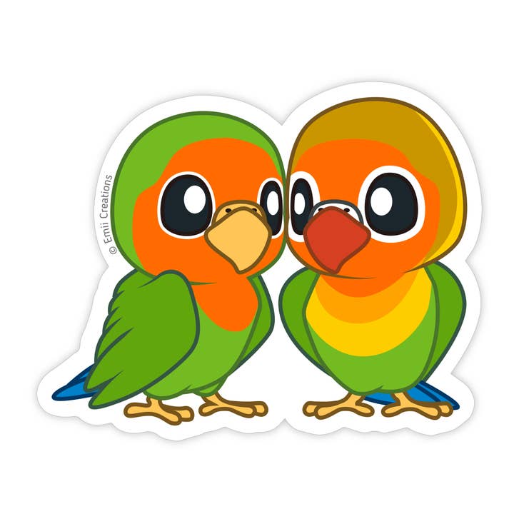 Emii Creations – Engroshandel Klistermærke – Kærlighed Bird Vinyl Sticker2