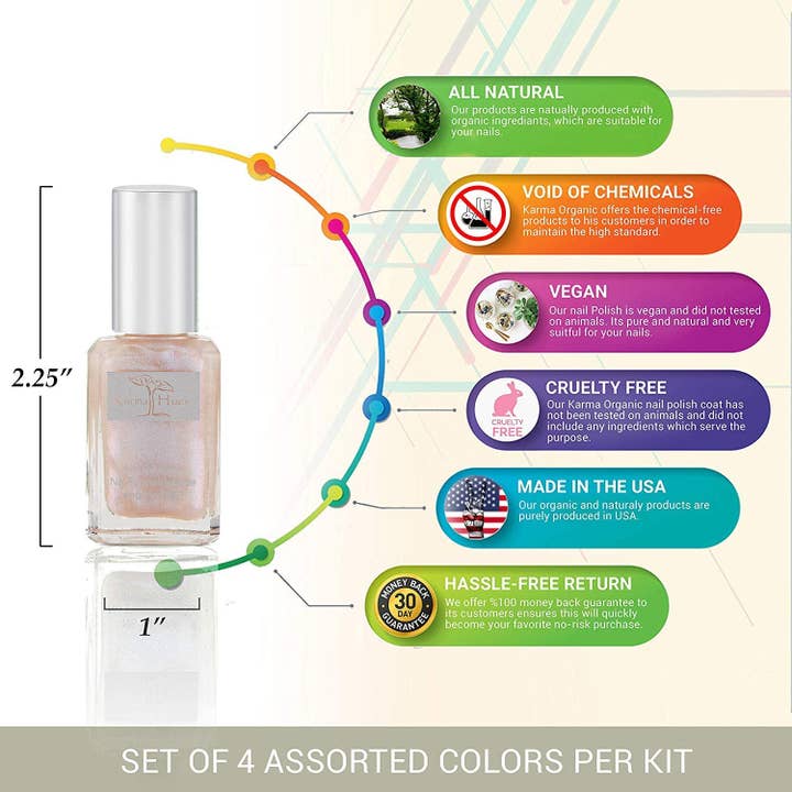 Karma Organic spa - Wholesale Nail Polish - Karma Organic Natural Non toxic Mia Marie - Nail Polish3