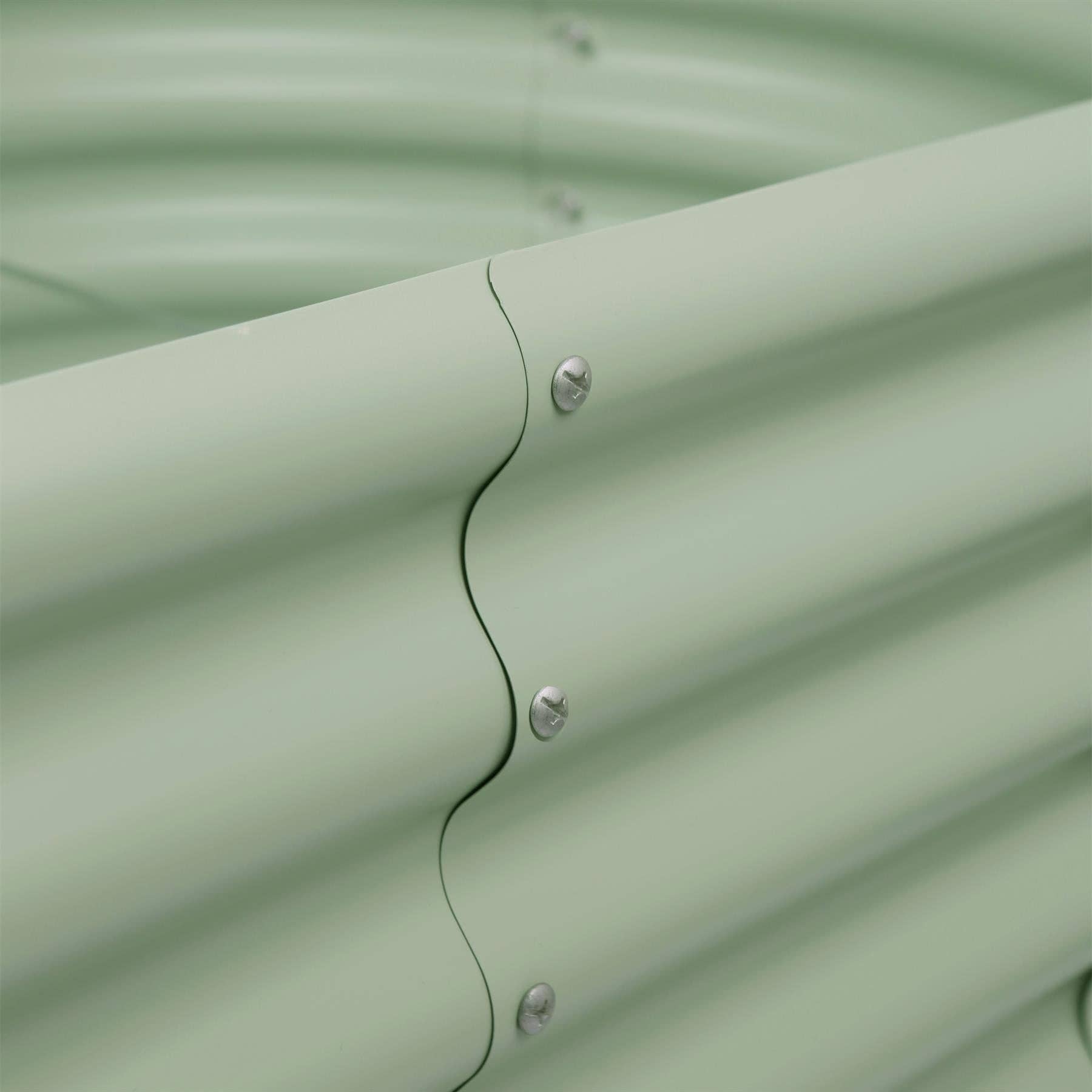 Rinkit Ltd – Engroshandel Plantekasse – Ovalt højbed i galvaniseret stål - 120 cm x 60 cm x 45 cm fra Harbour Housewares6