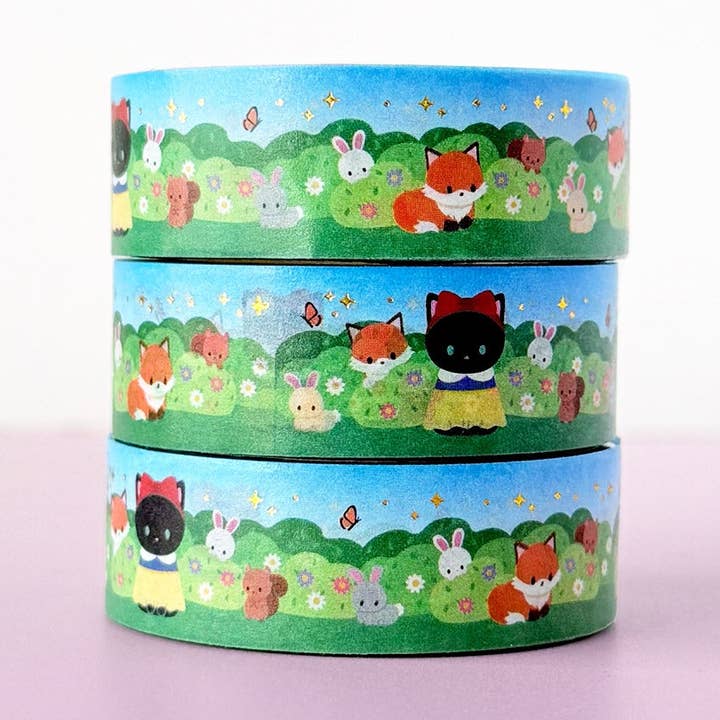 Fairest Meow of All Washi Tape for wholesale by Meow Amor Creative