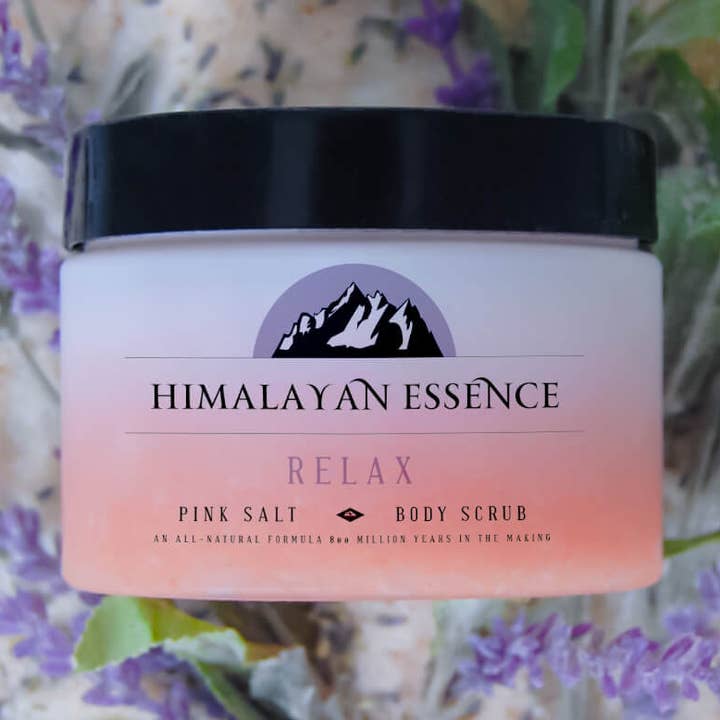 Gommage pour le corps Himalayan Essence Relax (pot de 10 oz) pour la vente par Himalayan Essence