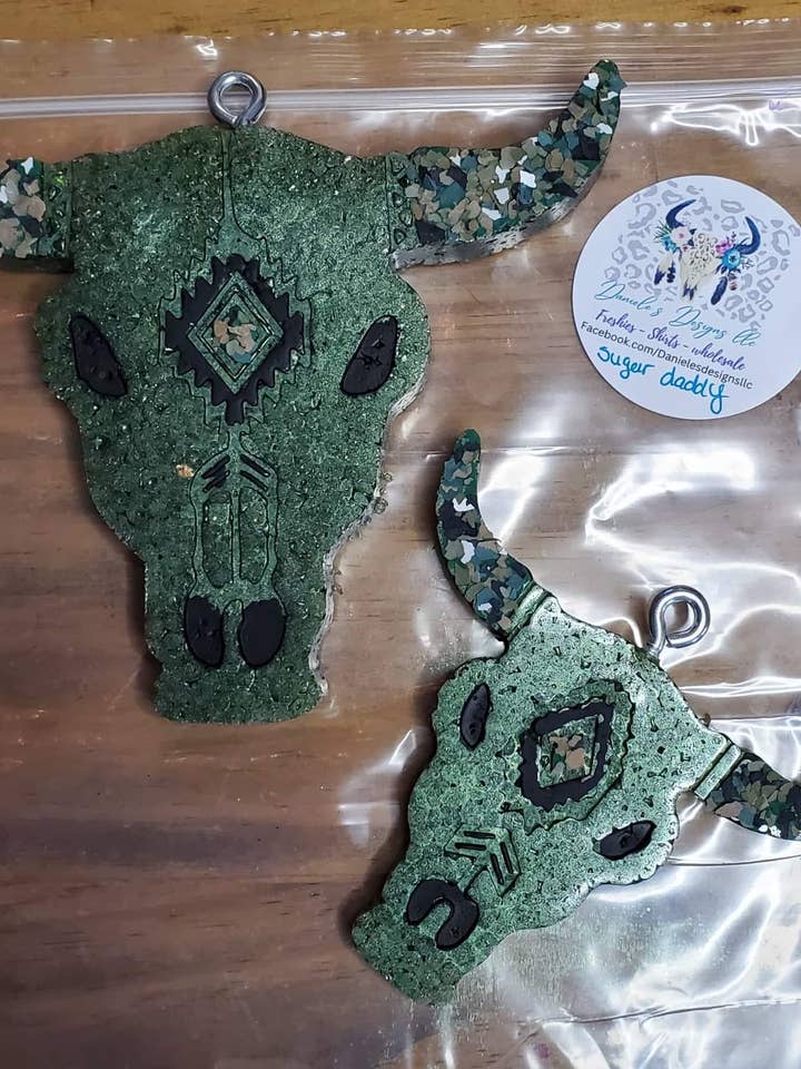 Camo Bull Freshie for wholesale by Lil Bit Sassy Lush Co