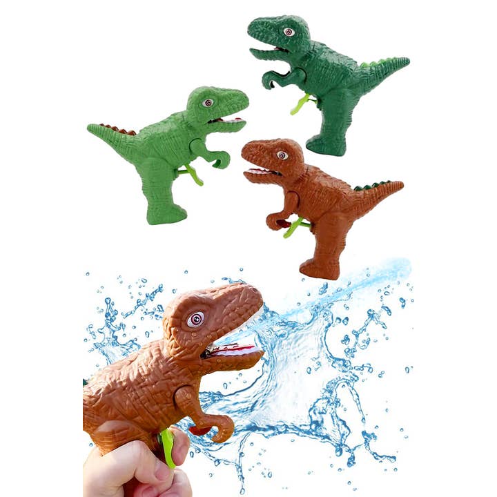 Cap Zone - Wholesale Classic Toy - Kids - T-Rex Dinosaur Blaster Squirt Water Gun