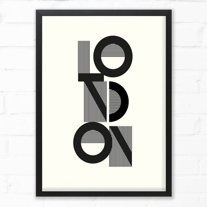 Druck vom Typ London für den Großhandel von Cloud Cuckoo Design